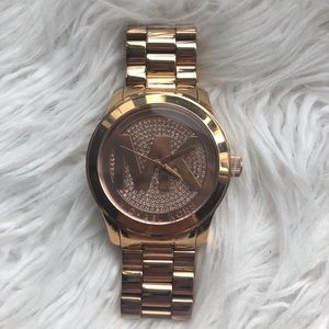 Rose gold Michael Kors watch